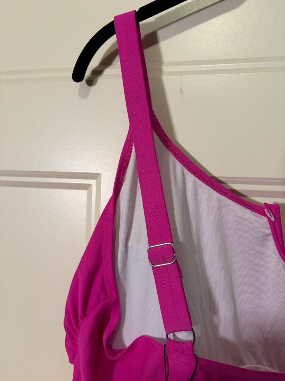 New 3X Pink Tankini Swim Top - Picture 6 of 10